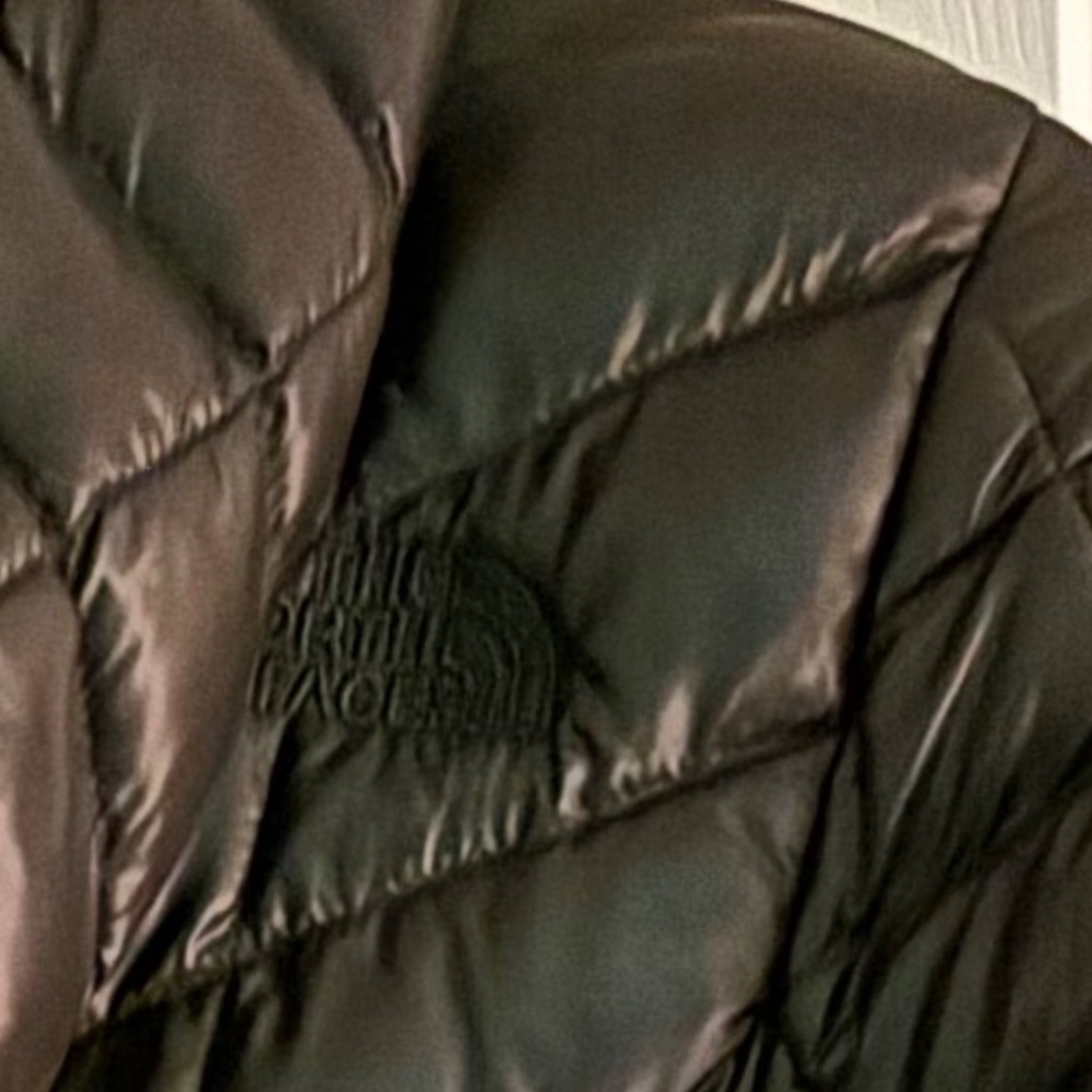 Women North face thermoball parka jacket hoodie xs in camo green - Picture 9 of 9